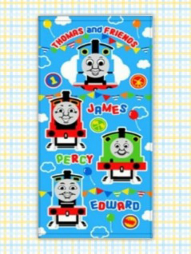 thomas the tank engine towel