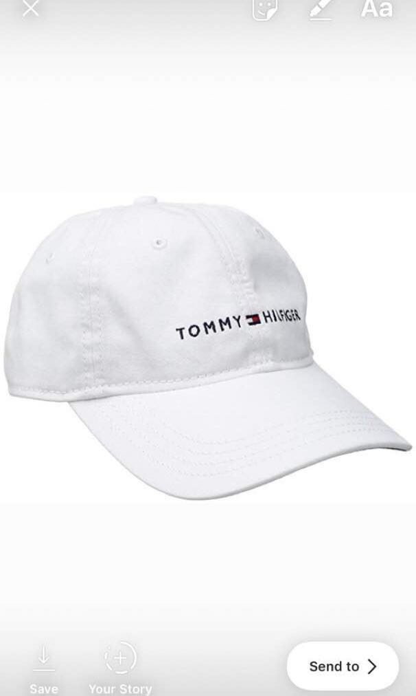 tommy hilfiger white cap