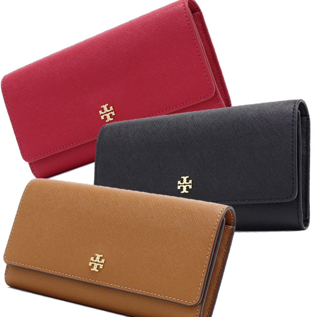 Tory Burch EMERSON envelope continental wallet 3 colors available, Women's  Fashion, Bags & Wallets, Purses & Pouches on Carousell