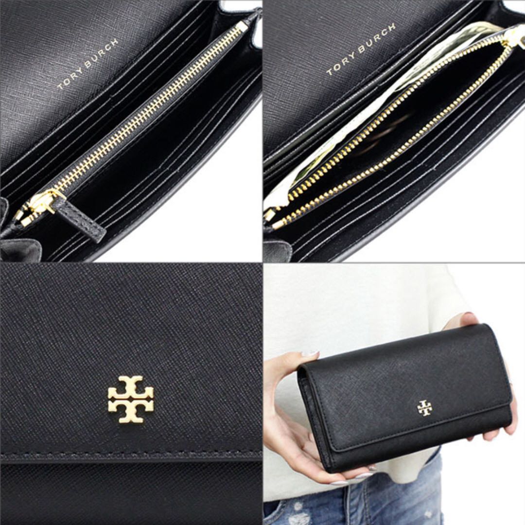 Tory burch emerson 2025 envelope continental wallet