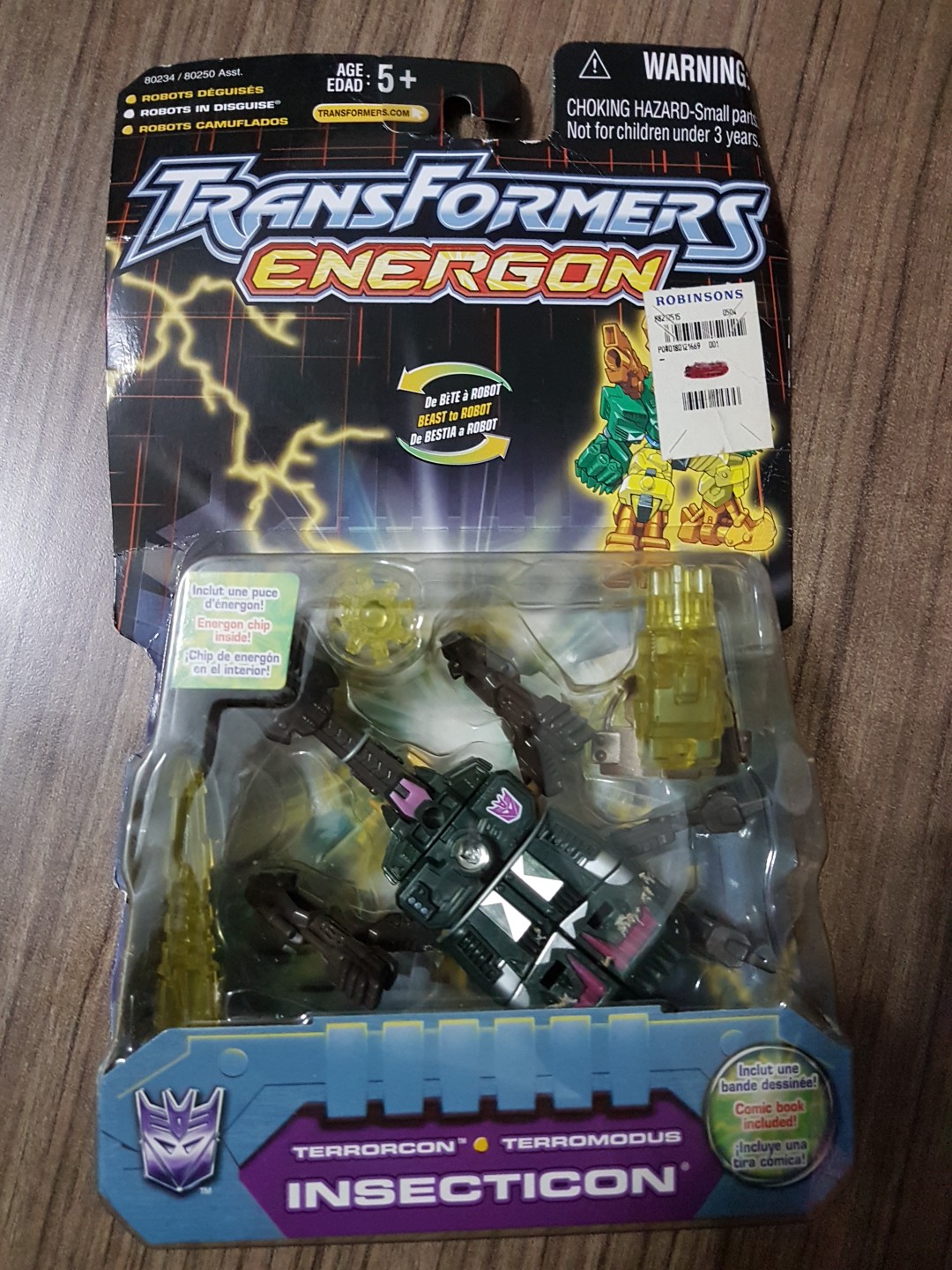 Transformers energon insecticon, Hobbies & Toys, Toys & Games on Carousell