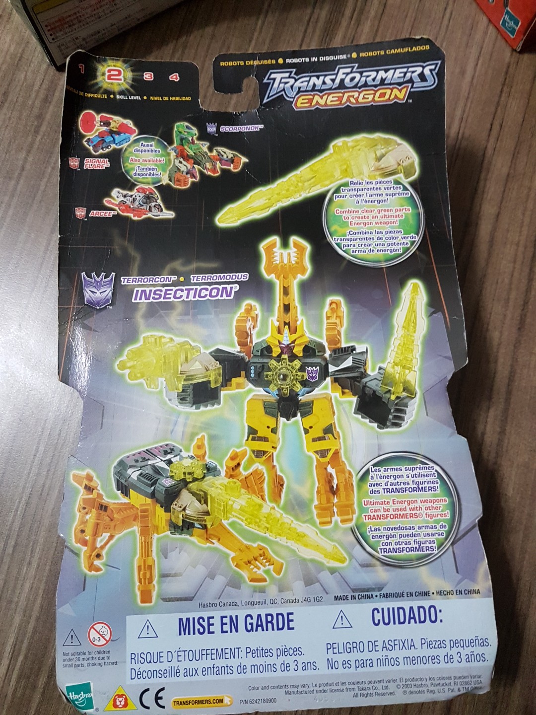 Transformers energon insecticon, Hobbies & Toys, Toys & Games on Carousell