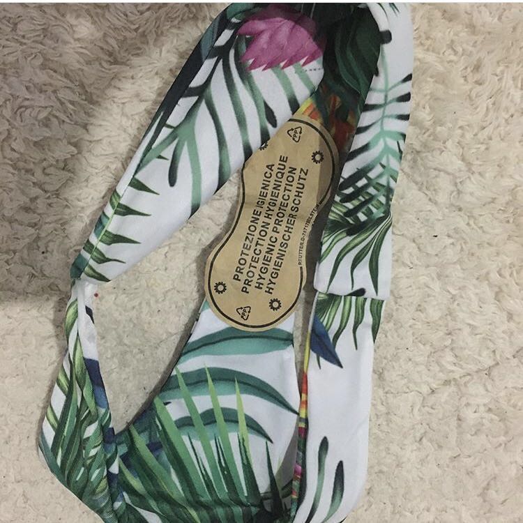 Tropical bikini (Category: Bikinis & Swimsuits) located in Baguio. Submitted by nstyleph (Listing ID 172366902, Image 2). Description: Brand new swimsuit. Two piece. Rfs: wrong size .