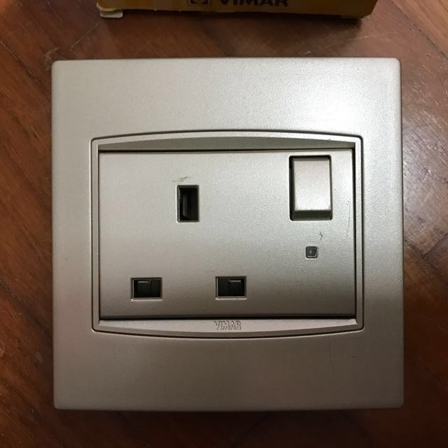 Vimar Eikon Switch Socket Outlet, Furniture & Home Living, Bathroom