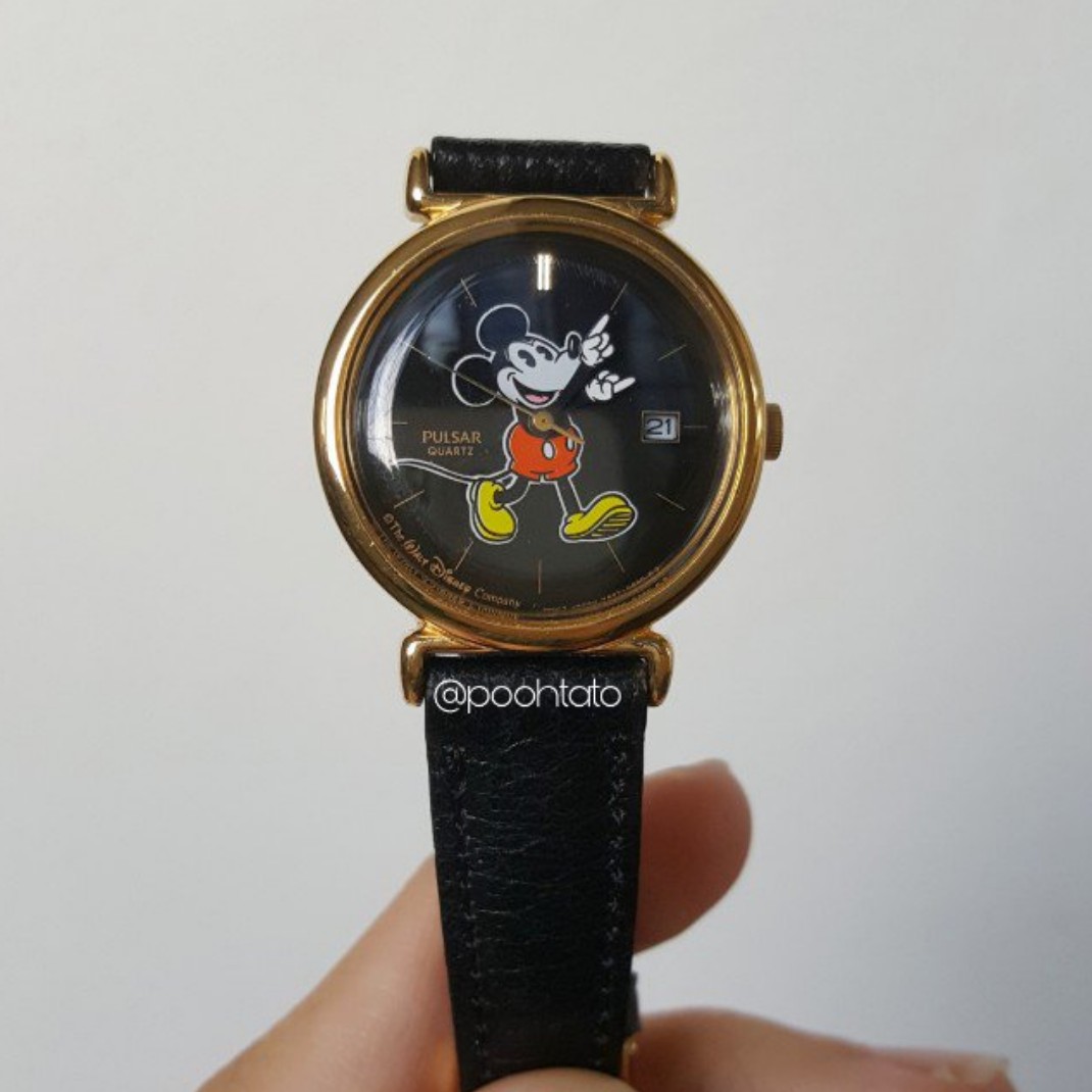 Vintage Pulsar Mickey Mouse Watch, Women's Fashion, Watches ...