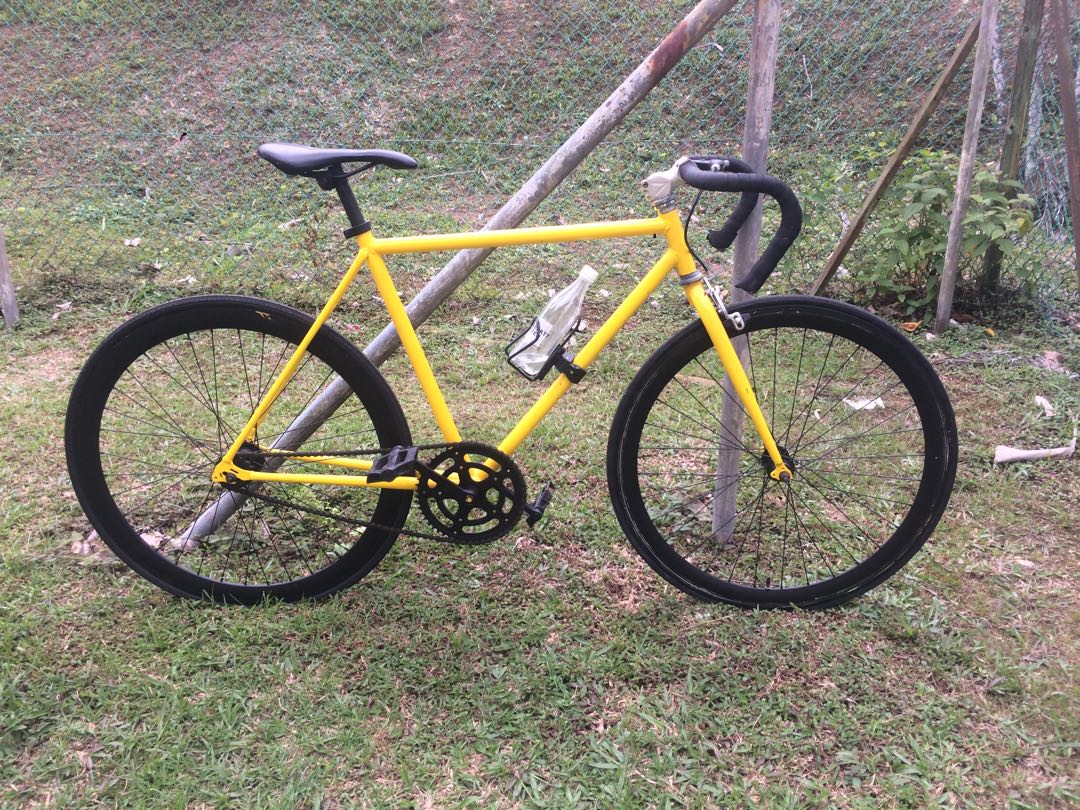 Yellow fixie deals