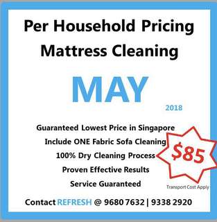 (May’ 18) Mattress Cleaning