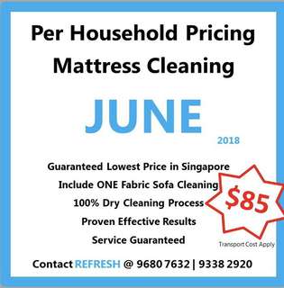 (June’ 18) Mattress Cleaning