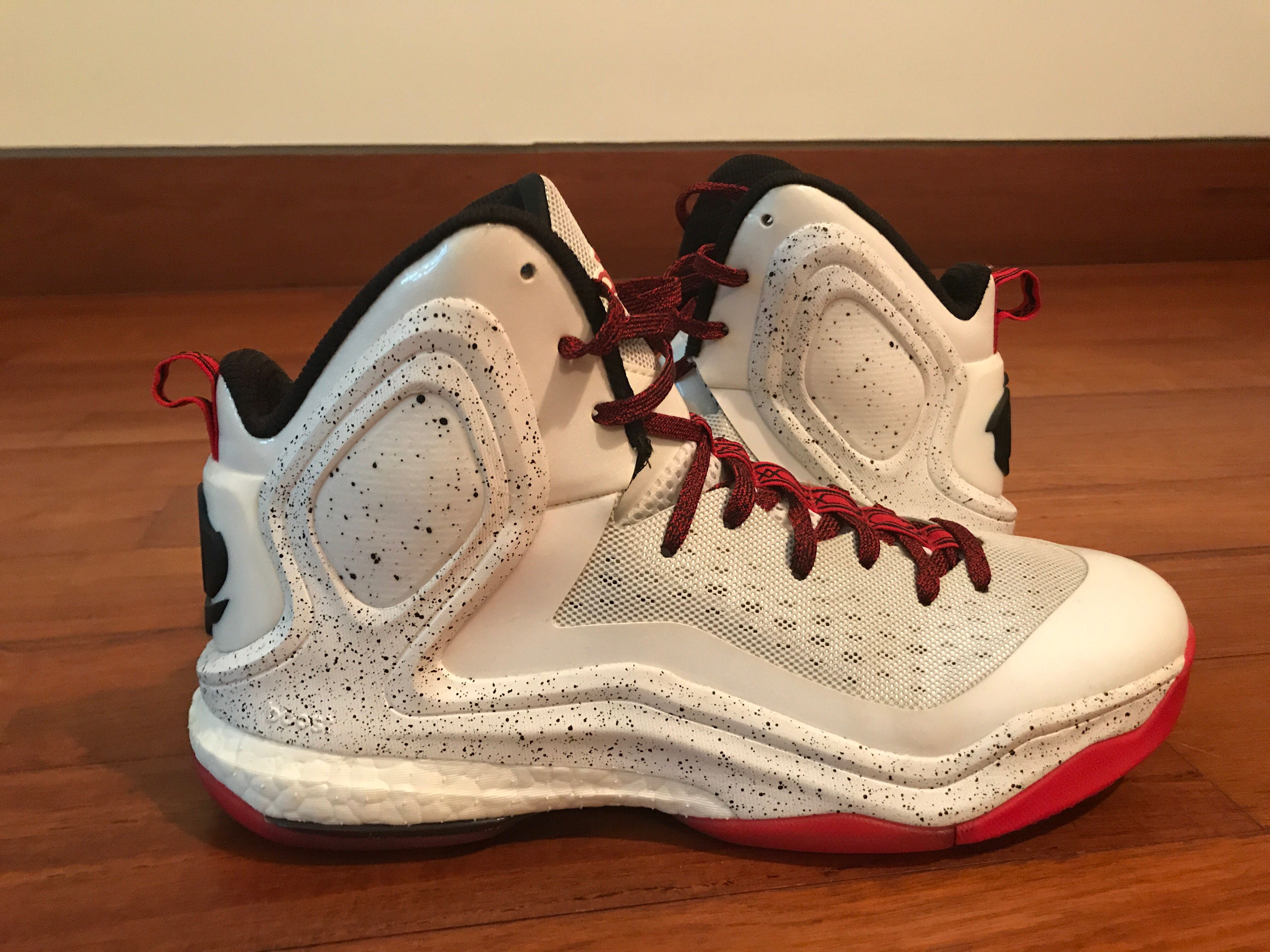 d rose 5 red and white