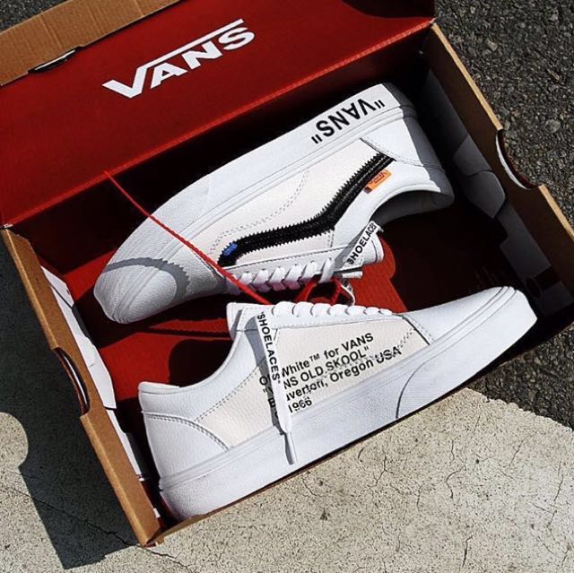 off white vans sneakers