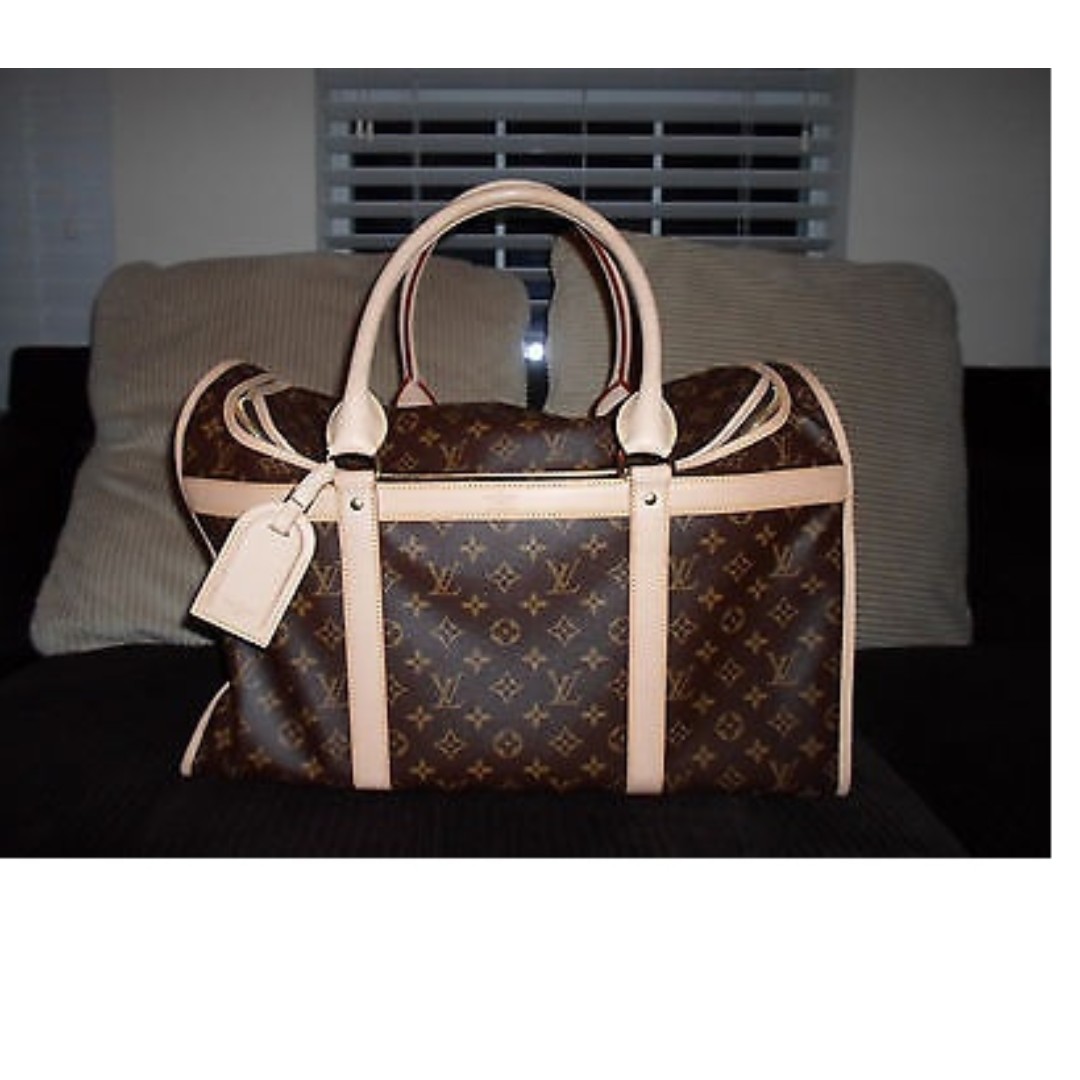 BRAND NEW Louis Vuitton Sac Chien 50 LV Dog or Cat Carrier Bag 50