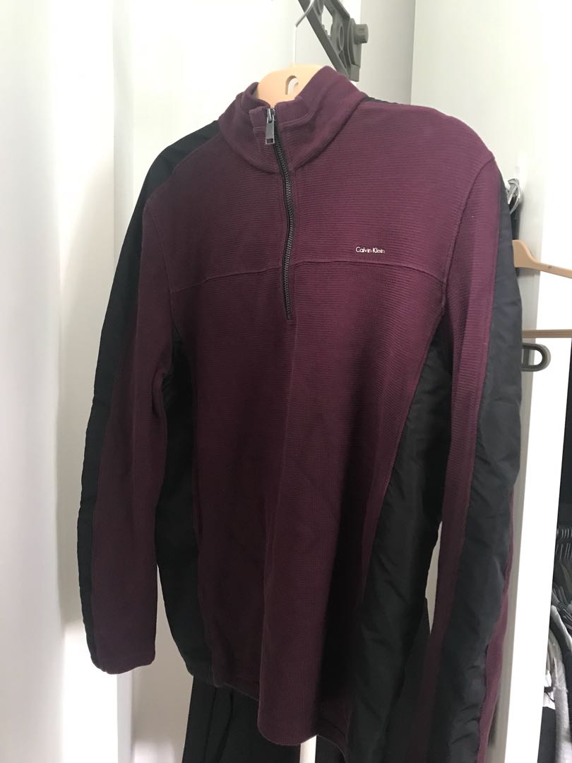 calvin klein tracksuit top