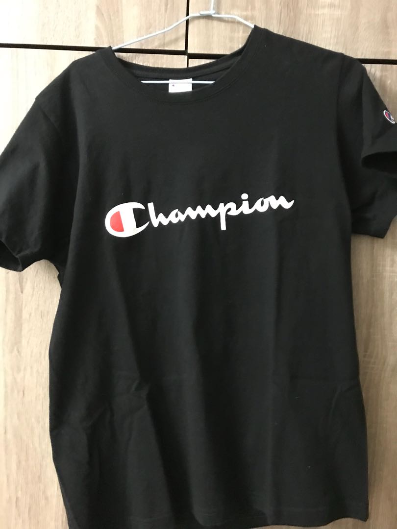 champion black tee