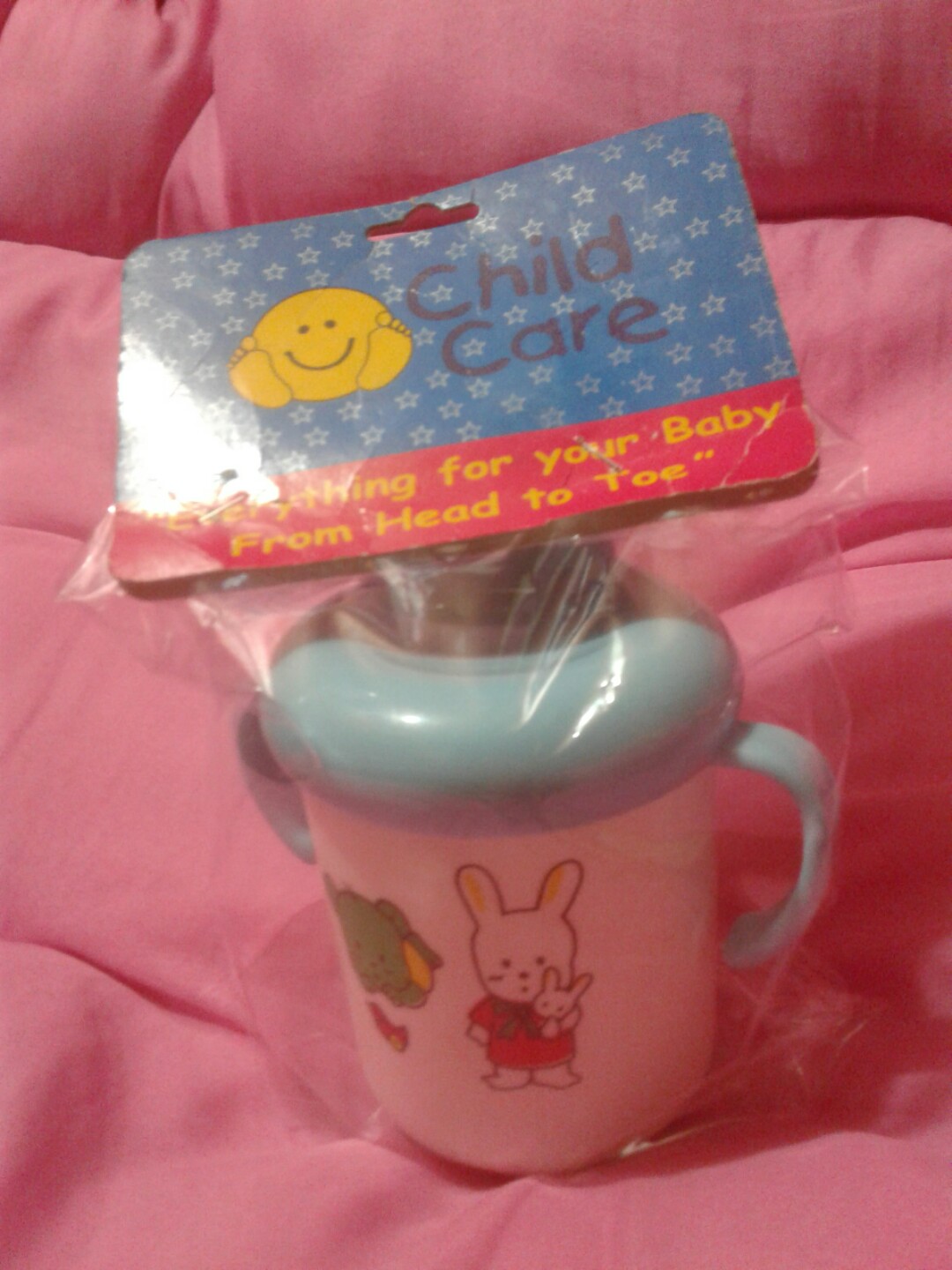 Child Care - Baby Training Cup (Category: Toilet Training) located in Manila. Submitted by sweetlianneen (Listing ID 172572795, Image 1). Description: New but old stock.