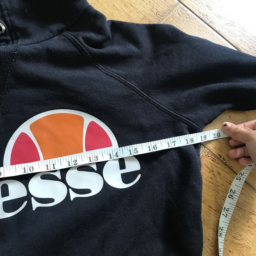 Ellesse tape crop hoodie outlet