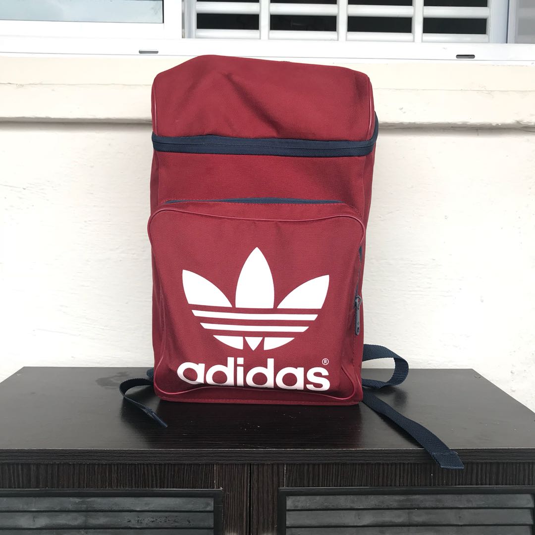 Fd Backpack (FD $35) Adidas Original Backpack in Red, Men's Fashion, Bags ...