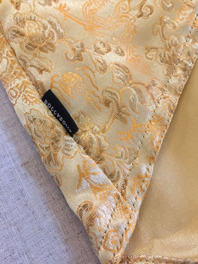 Gold Traditional Chinese Dog Costume/ Clothing, Pet Supplies, Homes