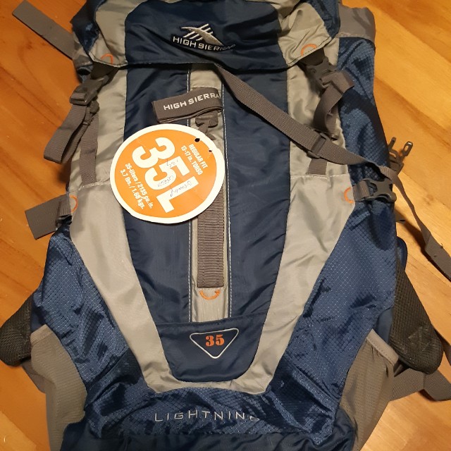 High Sierra Lightning 35L frame pack