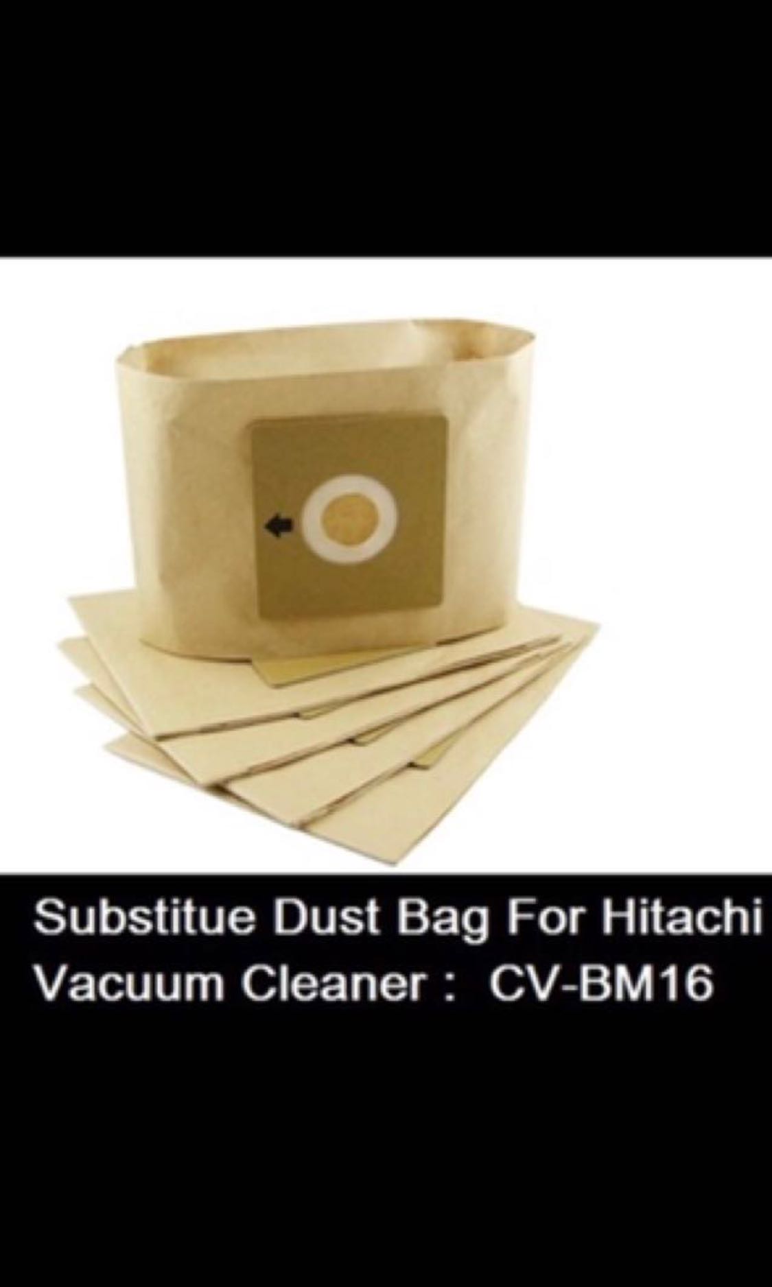Hitachi dust bag Cv bm 16, TV & Home Appliances, Vacuum Cleaner