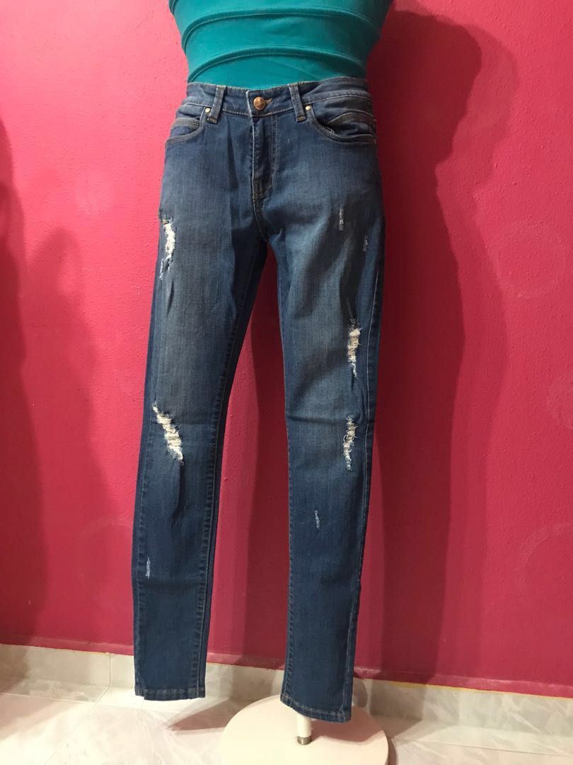 hugo boss ripped jeans