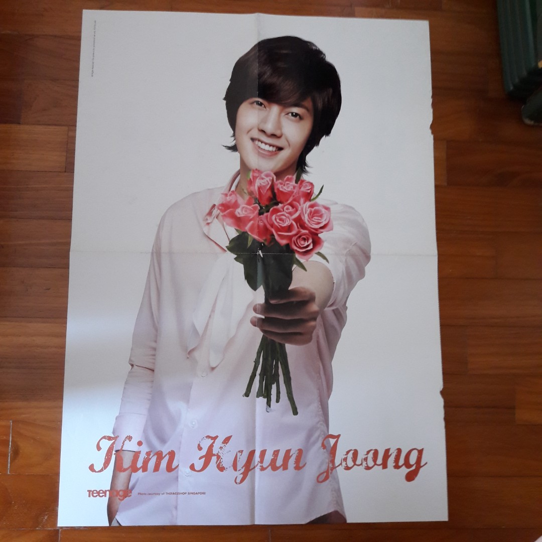 Kim Hyun Joong Poster, Hobbies & Toys, Memorabilia & Collectibles, K ...