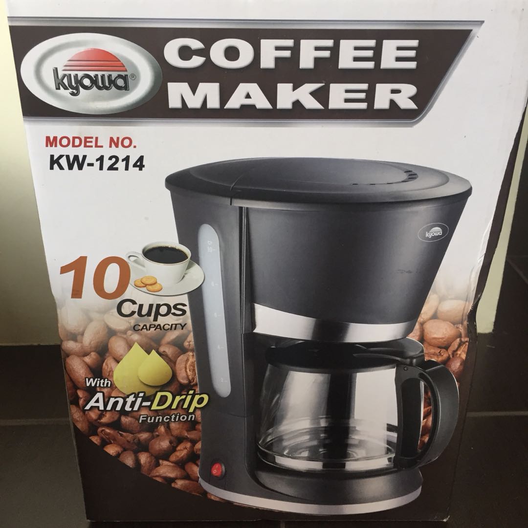 Kyowa Coffee Maker (New) model KW1214, TV & Home Appliances, Kitchen