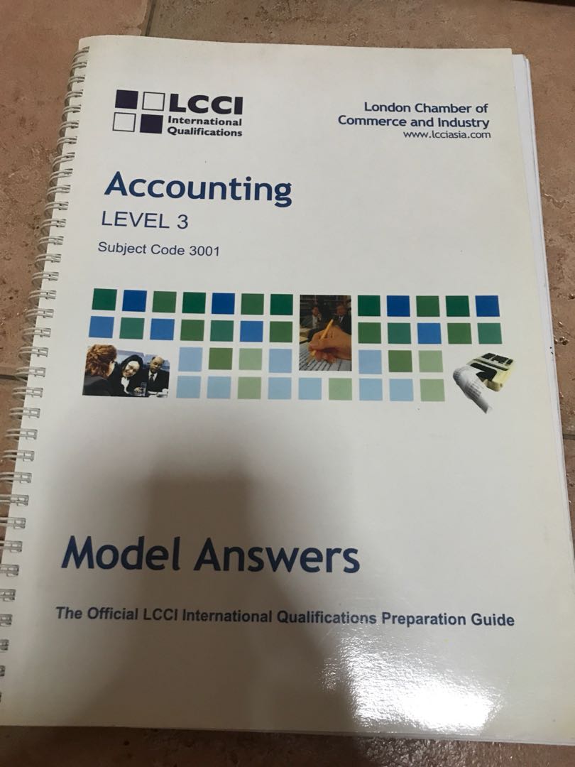 LCCI accounting level 3 model answers, Hobbies & Toys, Books