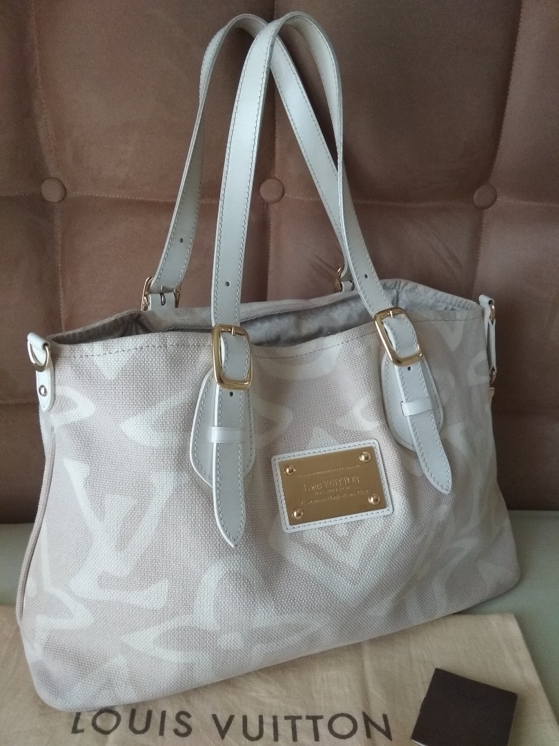 Louis Vuitton Tahitienne Canvas Authentic, Fesyen Wanita, Tas \u0026 Dompet di  Carousell