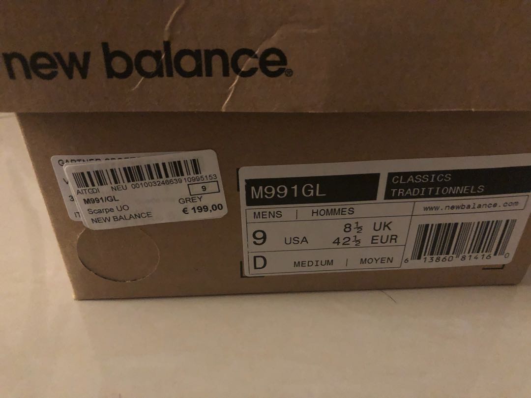 New balance 991 gl Men s Fashion Footwear Dress Shoes on Carousell