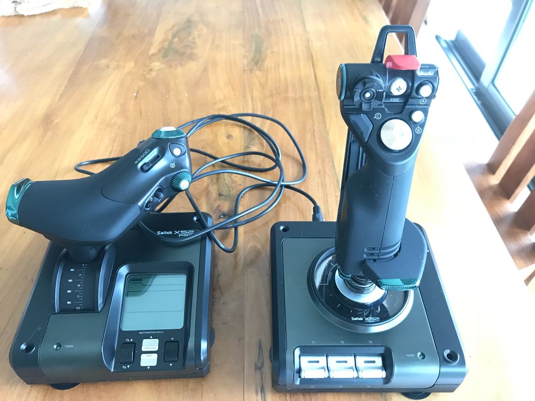 Saitek X52Pro Flight Control System, Video Gaming, Gaming Accessories