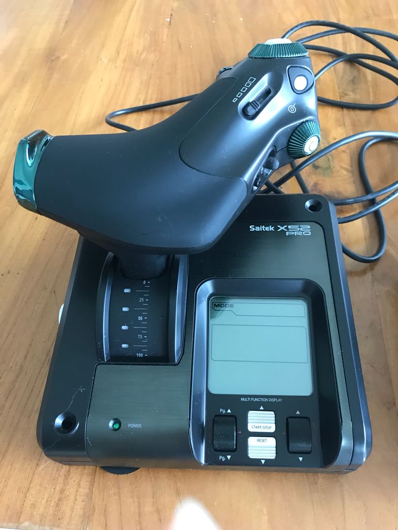 Saitek X52Pro Flight Control System, Video Gaming, Gaming Accessories
