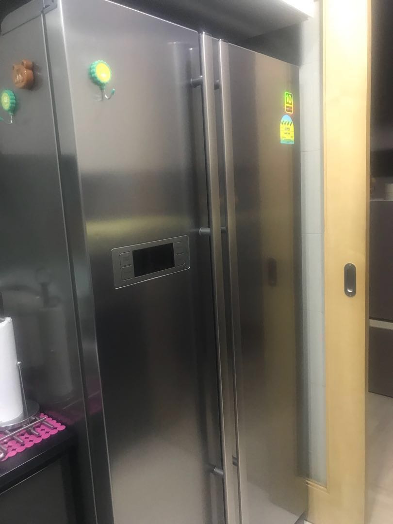 samsung double door fridge at makro