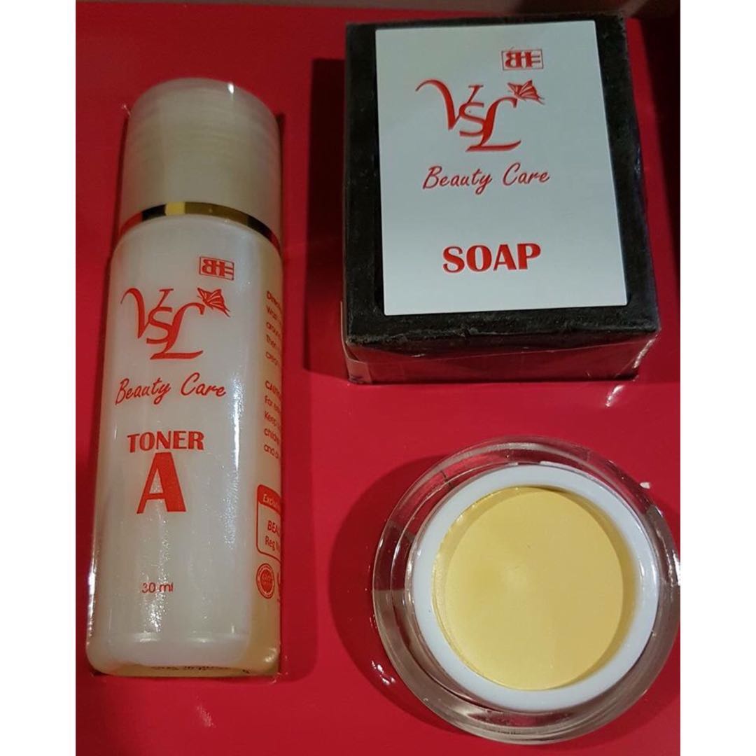 Set Normal 3in1 Vsl Skincare Health Beauty Face Skin Care