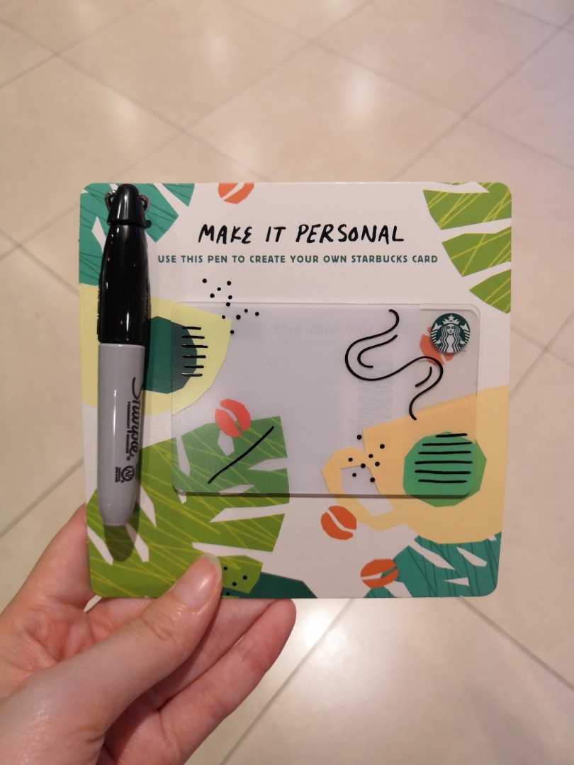 Starbucks Card Limited Edition Make It Personal Hobbies Toys Stationery Craft Craft Supplies Tools On Carousell