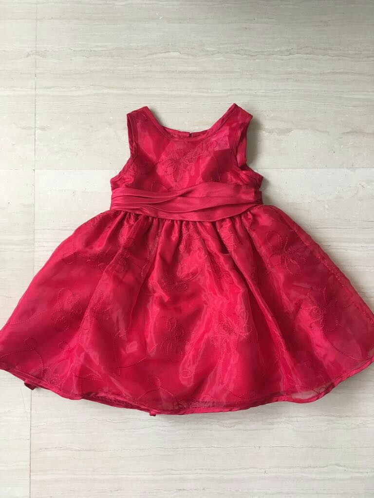 sweet heart rose toddler dress