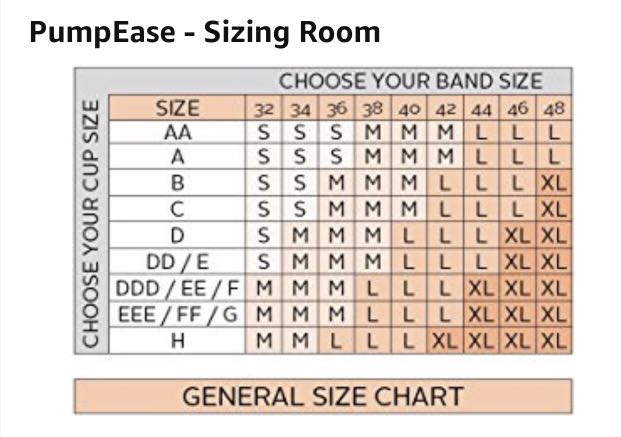 Pumpease Size Chart