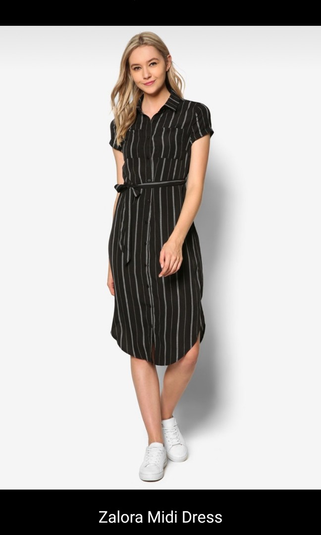 zalora midi dress