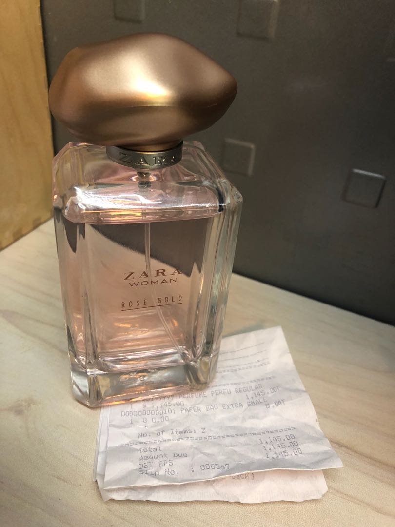zara rose gold perfume price