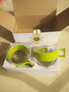 Nescafe dolce gusto cappuccino pop glass set