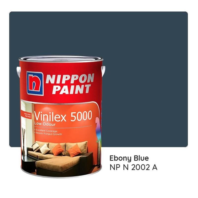 BN 1L Dark Blue Nippon Paint Vinilex 5000 (Ebony Blue), Everything Else