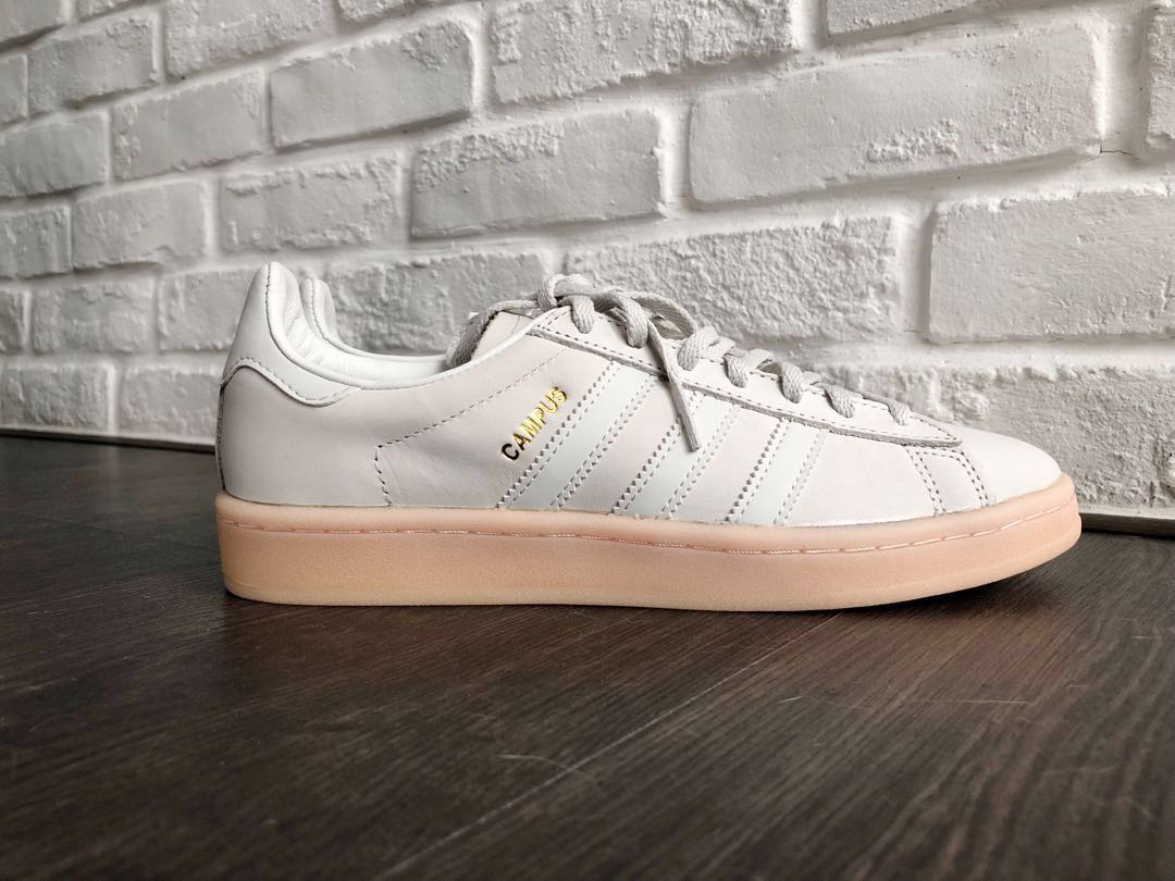 Adidas Campus Crystal White Icey Pink Sole UK 6 / EU 39.5 / US 7.5 Womens,  Women's Fashion, Shoes, Sneakers on Carousell