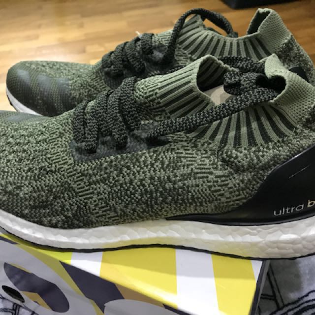 Ultra boost hotsell uncaged olive green