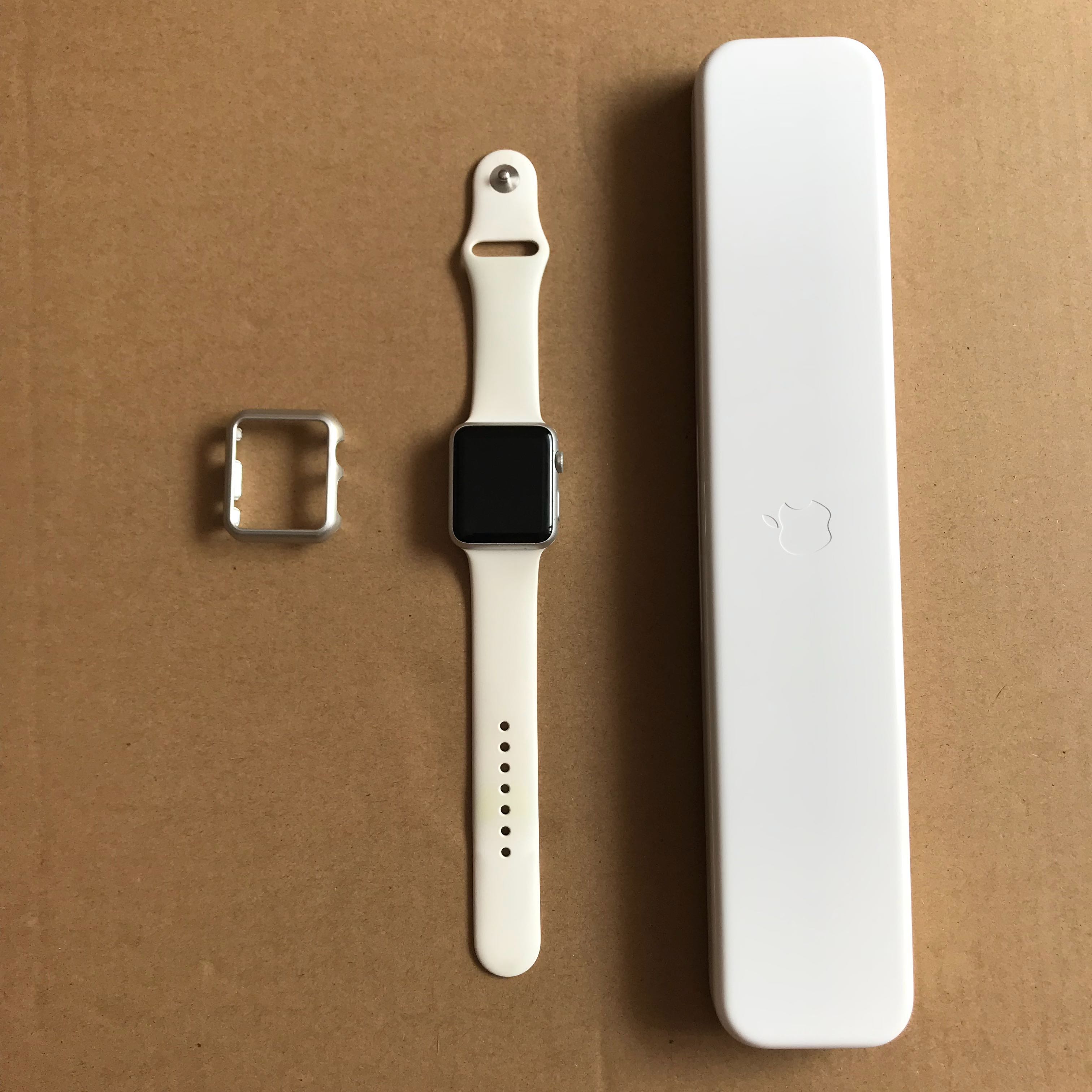 Apple Watch Series 1 White 42mm Original Fesyen Wanita Jam Tangan Di Carousell