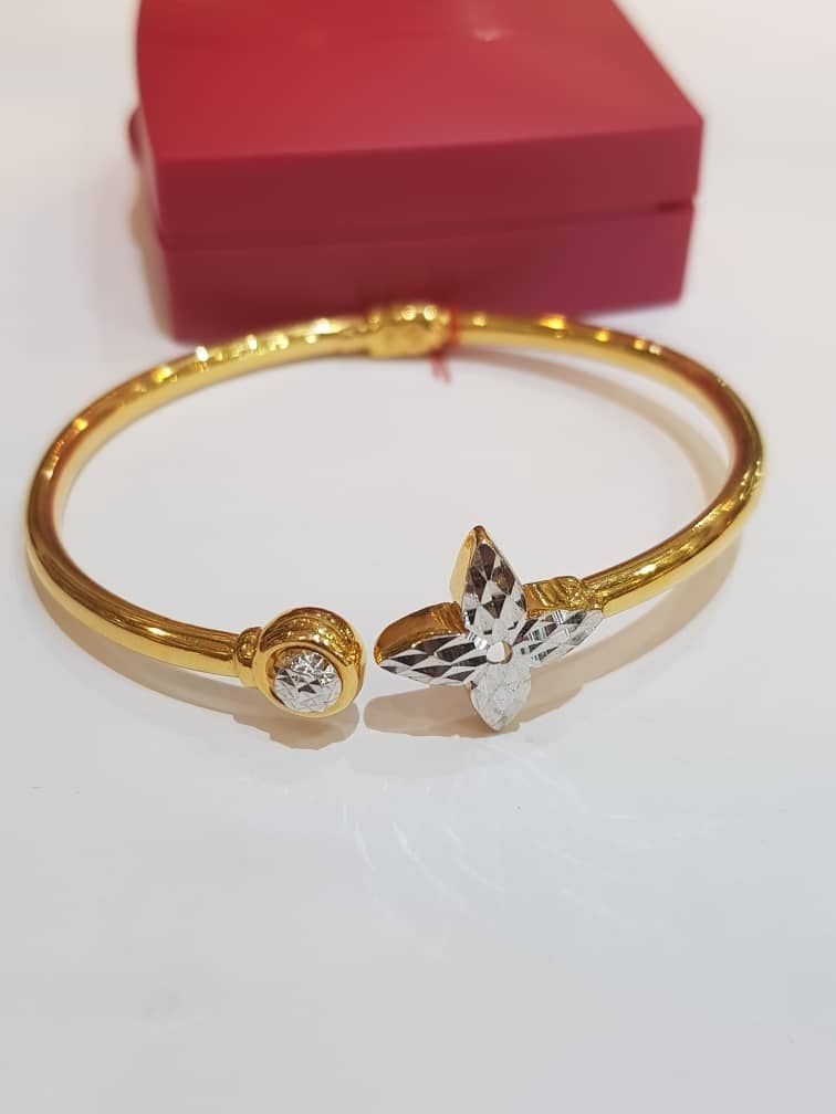 Louis Vuitton LV Bracelet 916 Hallmark DURGA JEWELLERS BANGA (NAWANSHAHR…