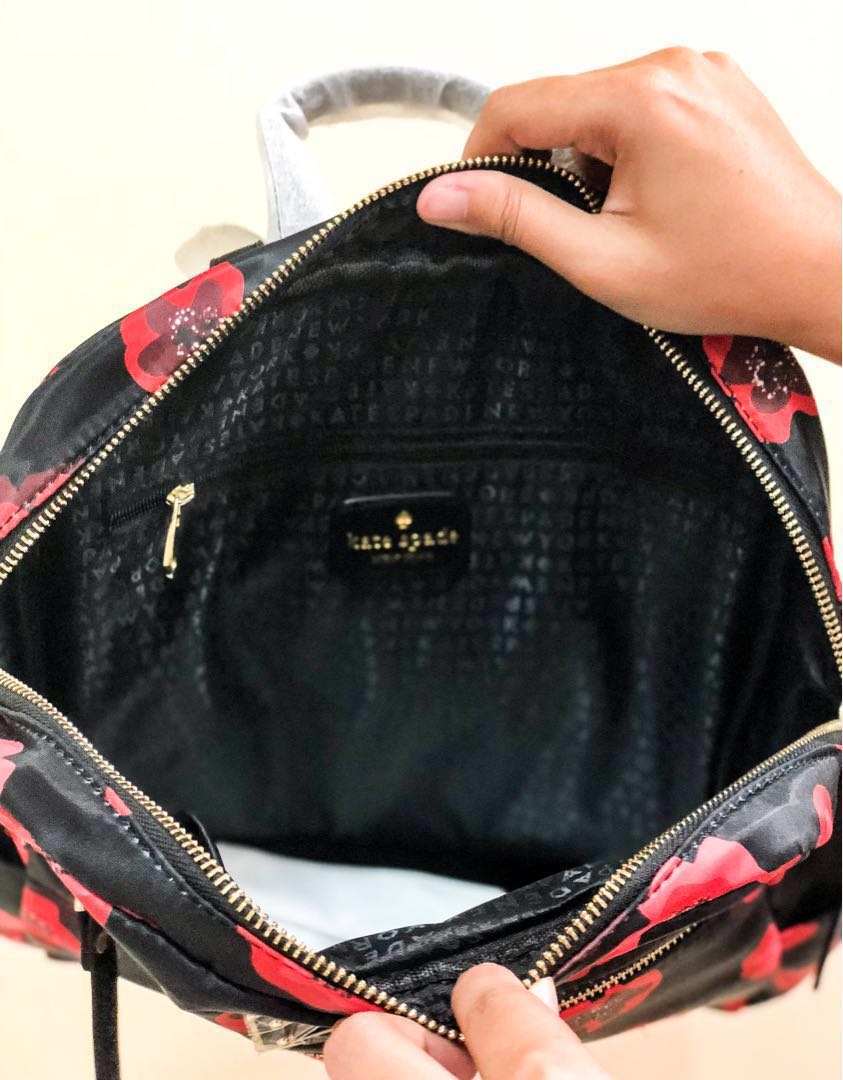 BRANDNEW KATE SPADE BACKPACK BLACK ROSE EDITION ORIGINAL AND FRESH