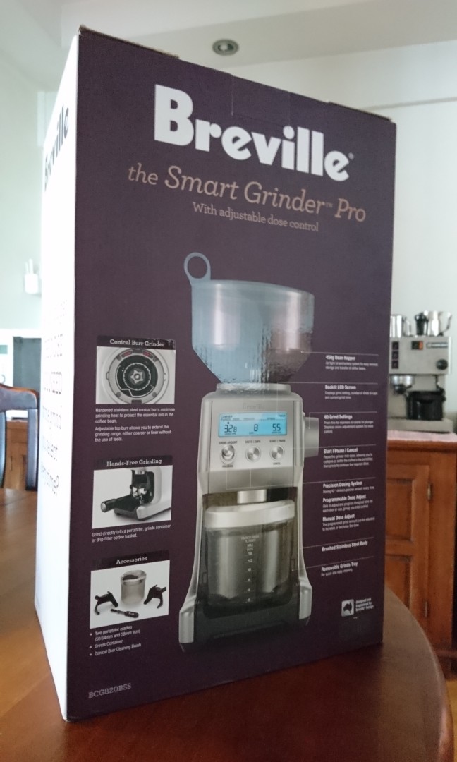 Breville Smart Grinder Pro Coffee Grinder, TV & Home Appliances