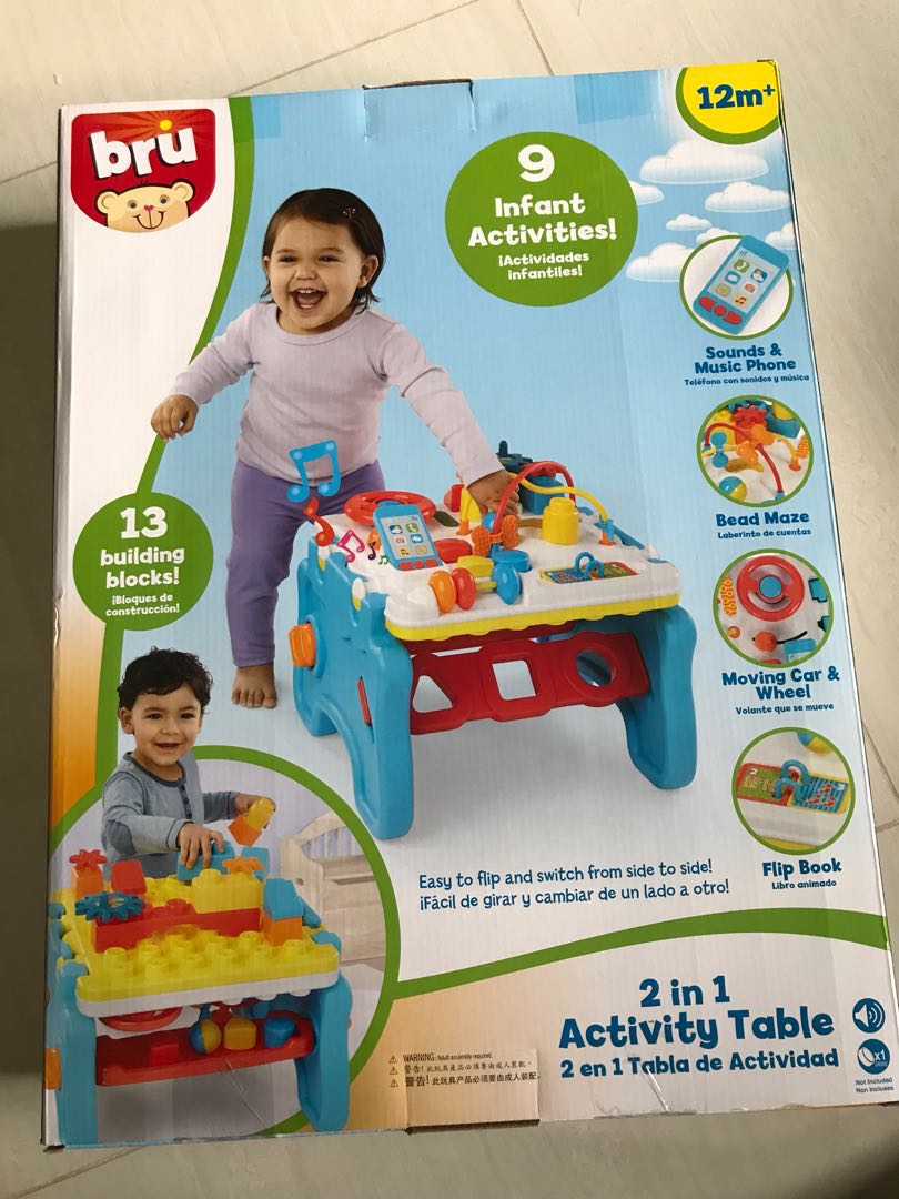 bru 2 in 1 activity table