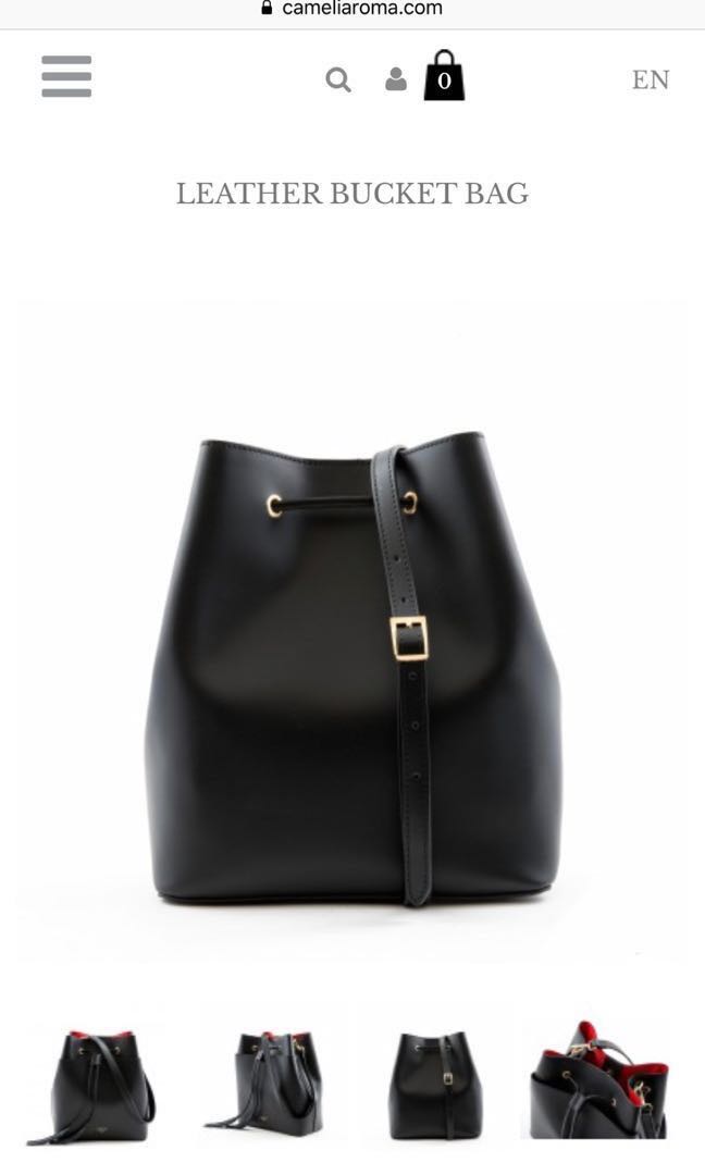 Camelia Roma bucket bag Black Women s Fashion Bags Wallets Cross body Bags on Carousell