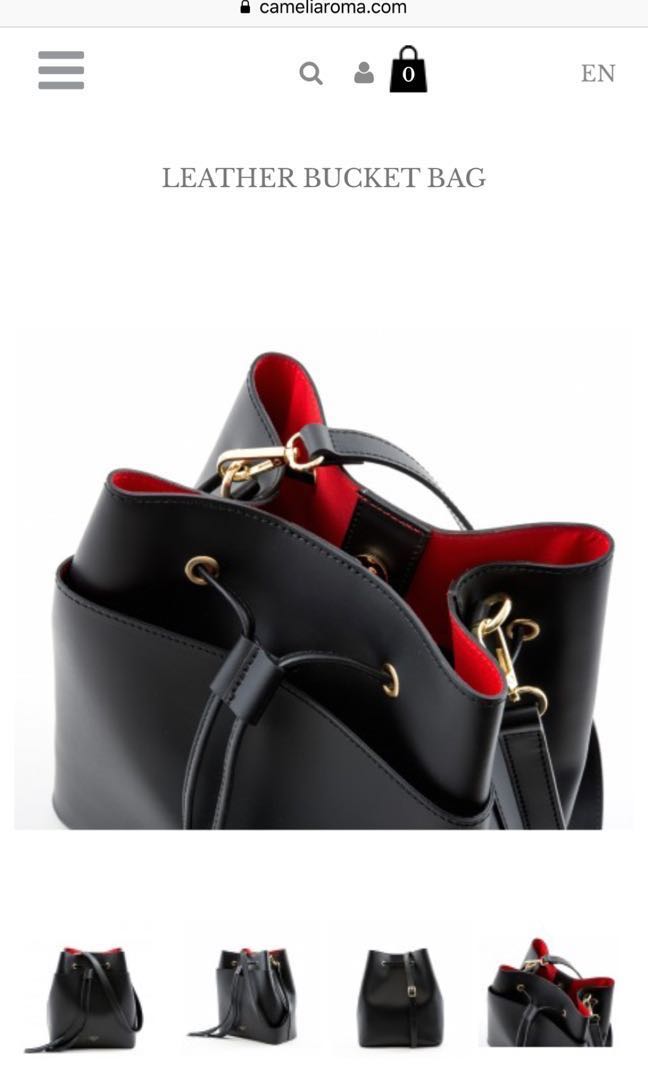Camelia Roma bucket bag Black Women s Fashion Bags Wallets Cross body Bags on Carousell