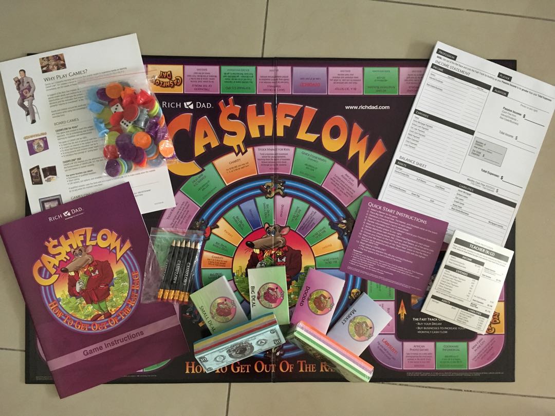 CashFlow 101 how to get out of rat race English, Hobbies & Toys, Toys &  Games on Carousell